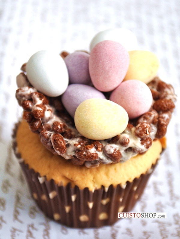 Cupcakes nid de Pâques