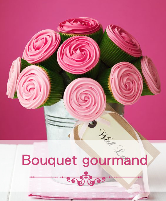 Bouquet de cupcakes