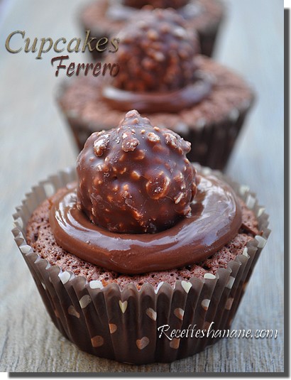 Cupcakes Ferrero®  Cœur Nutella® 