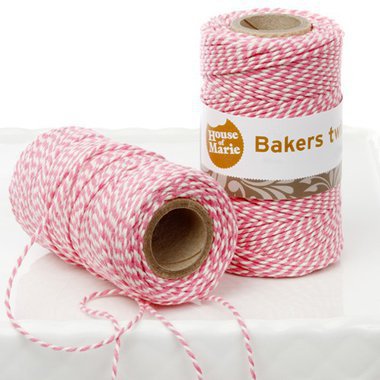 20 mètres Ficelle Bakers Twine Rose