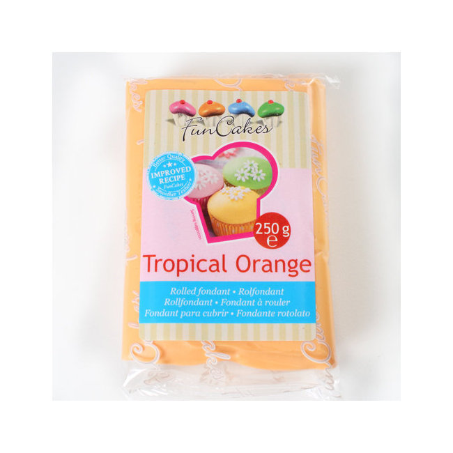 Tout pour pâtisserie & Cake design > Pâte à sucre orange Tropical