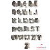 Lot de 26 découpoirs alphabet 