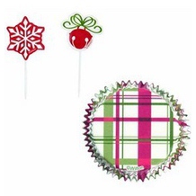 Caissettes à Cupcakes Christmas sweets + décorations