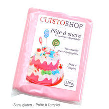 Pâte à sucre ROSE 250g - Cuistoshop