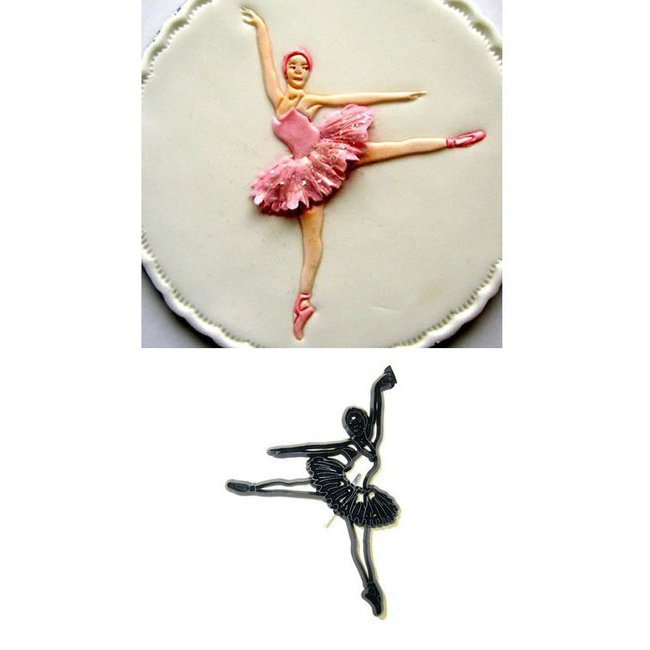 Outils Modelage Emporte Pieces Et Reglettes A Pate A Sucre Patchwork Decoupoir Danseuse Ballerina Cuistoshop