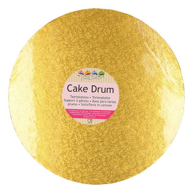 Emballages et dummies > Support & dummies > Support à gâteau carré argenté  CAKE DRUM 12mm : CuistoShop