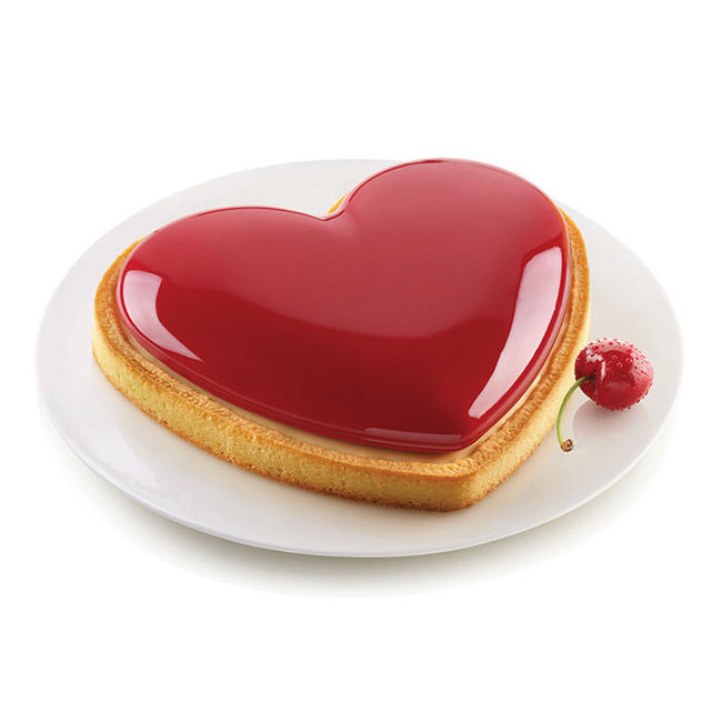 Moule à gâteau en forme de cœur adapté à la fête de mariage de la  Saint-Valentin-3