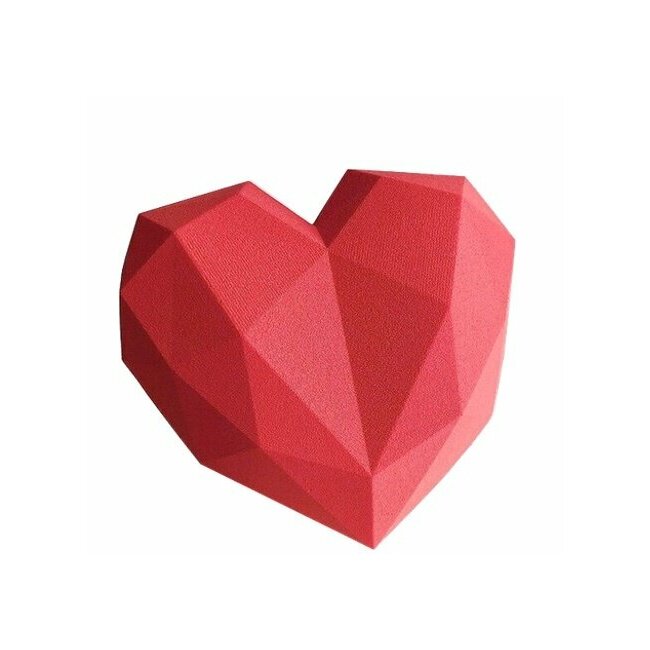 Moule coeur origami de Silikomart