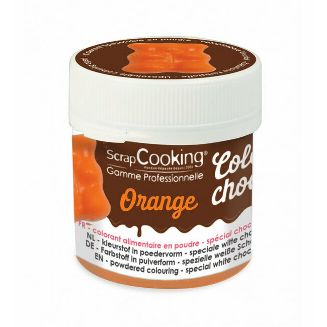 Colorant alimentaire orange laque poudre liposoluble professionnel 7503 -  Couleur Orange - Poids 100 g - Pâtisserie - Parlapapa