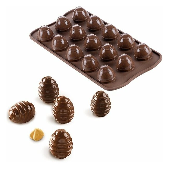 Moule à chocolat en silicone Chocoflame - Silikomart