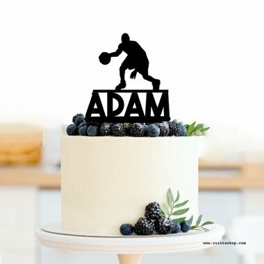 Topper Cake Basketball personnalisable
