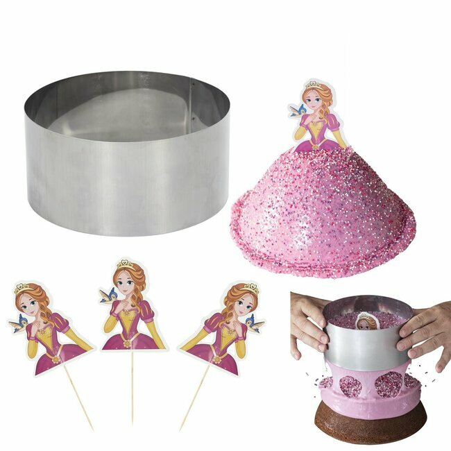 Gâteau La Reine des Neiges en pâte à sucre, gâteau thème princesse Disney -  Super Gâteaux