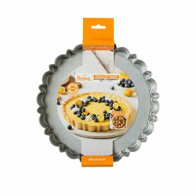 Moules, cercles & caissettes > Moules cercles à tartes > Moule à tarte  amovible DESIGN 25cm : CuistoShop